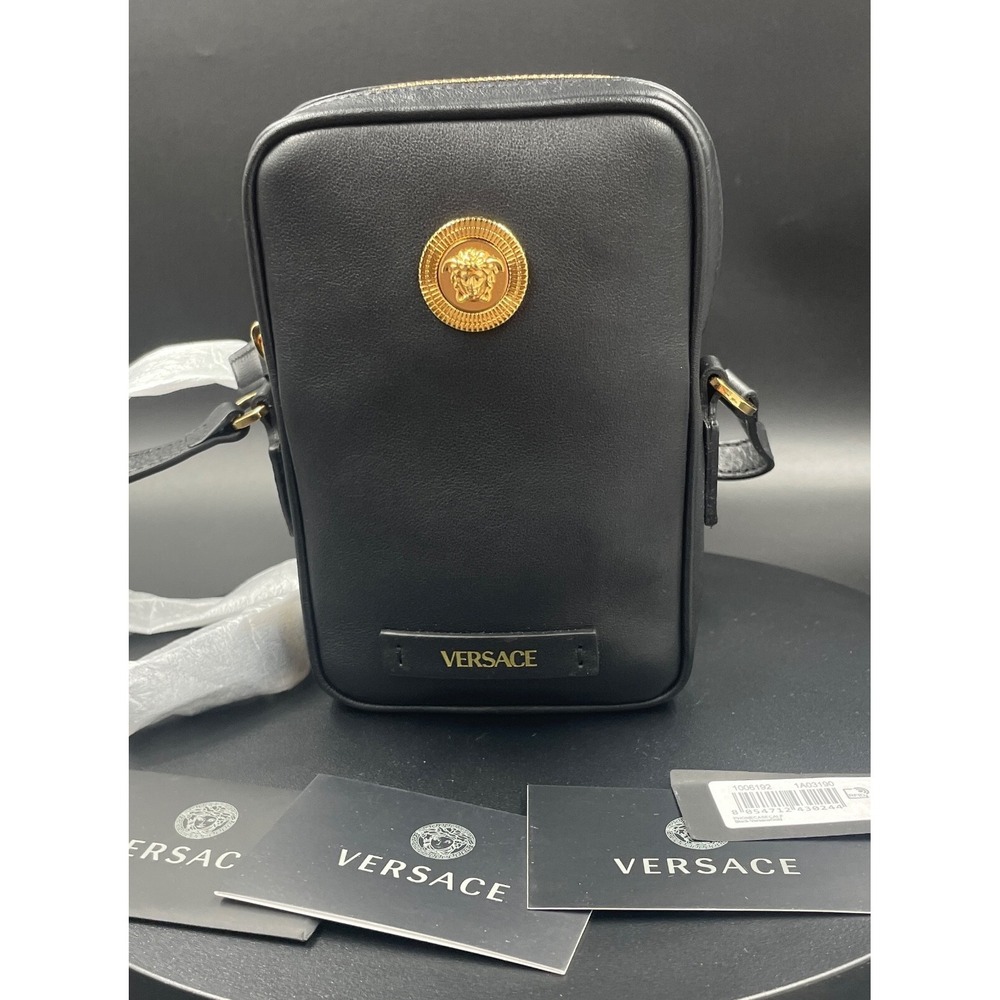 Versace Black Medusa Mini Phone Case Bag 1006192 - Picture 5 of 9